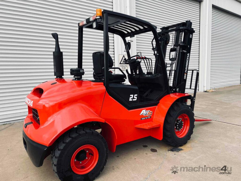 Hangcha 2.5t RT Forklift CPCD25 - 3 Speed Diesel 4.3m Reach Sideshift Fork Positioner